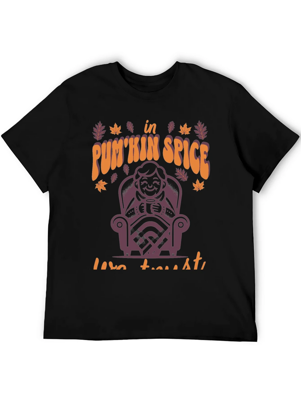 Pumpkin Spice Latte T-Shirt Fall Autumn Design product image 4