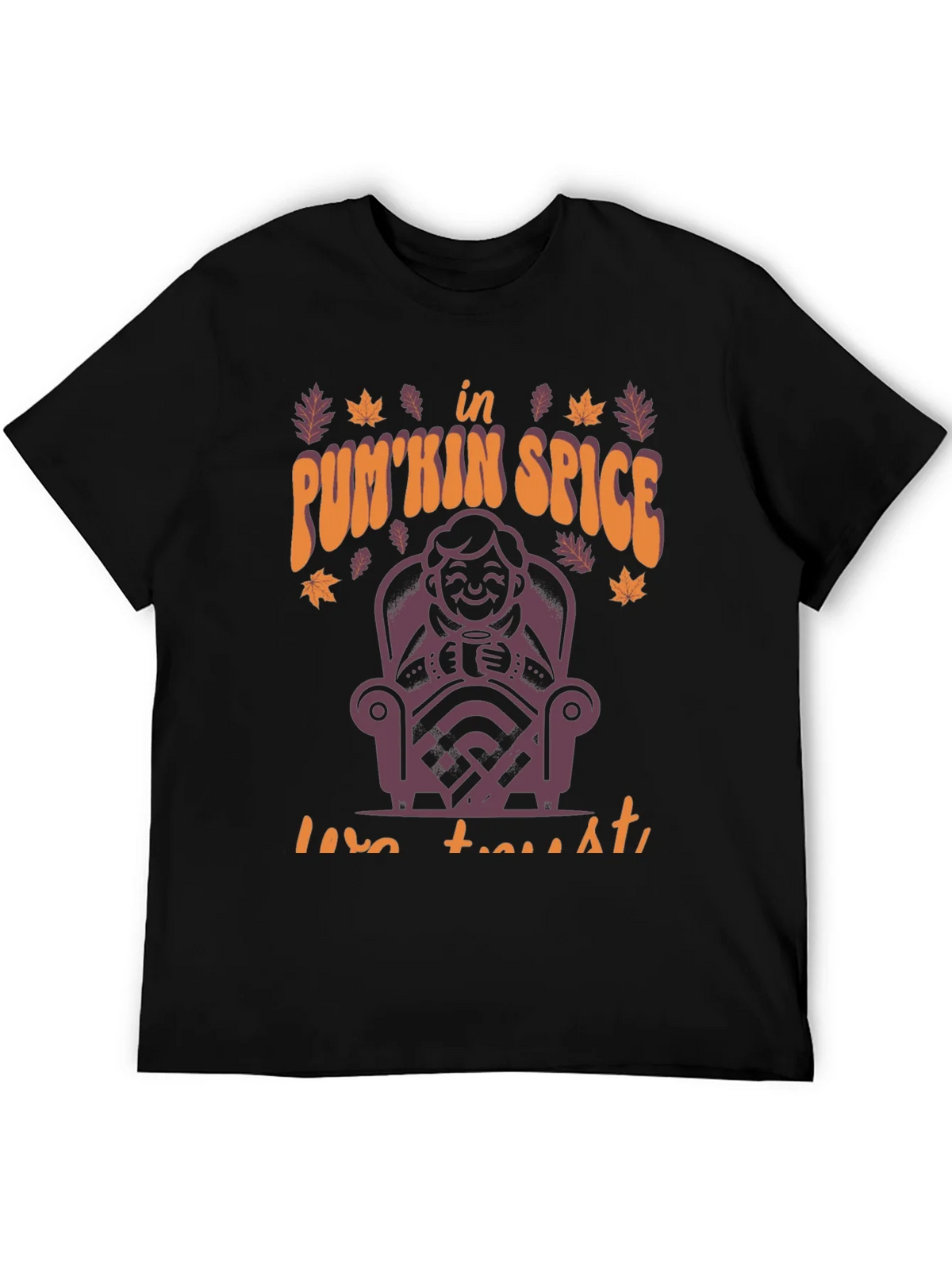 Pumpkin Spice Latte T-Shirt Fall Autumn Design product image 4