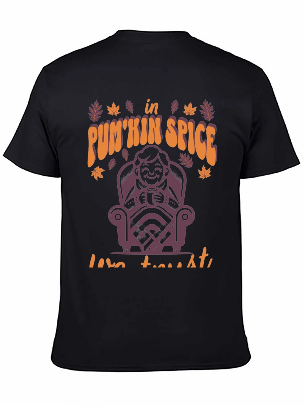 Pumpkin Spice Latte T-Shirt Fall Autumn Design product image 3