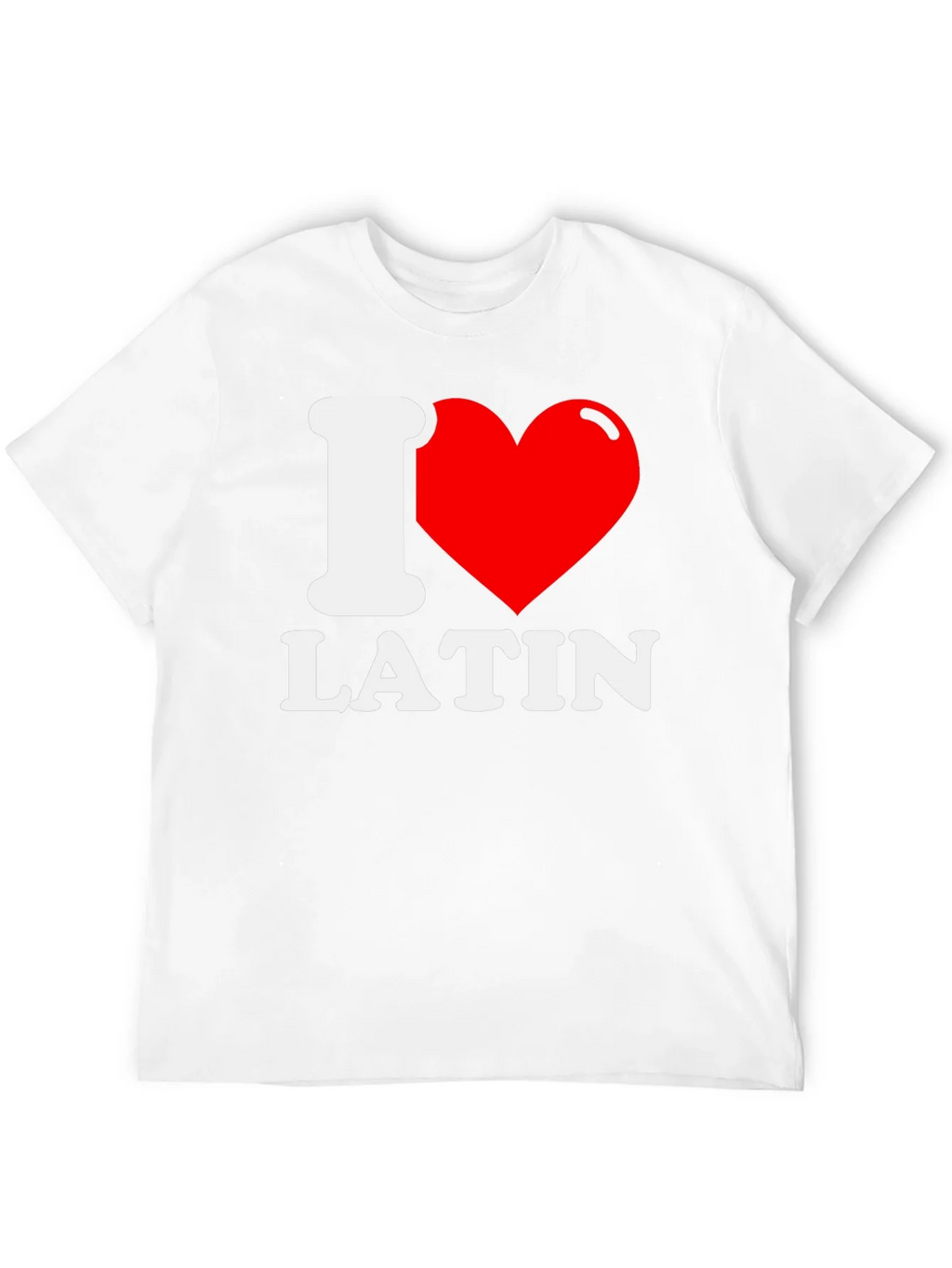 I Love Latin T-Shirt - Black Graphic Tee product image 11