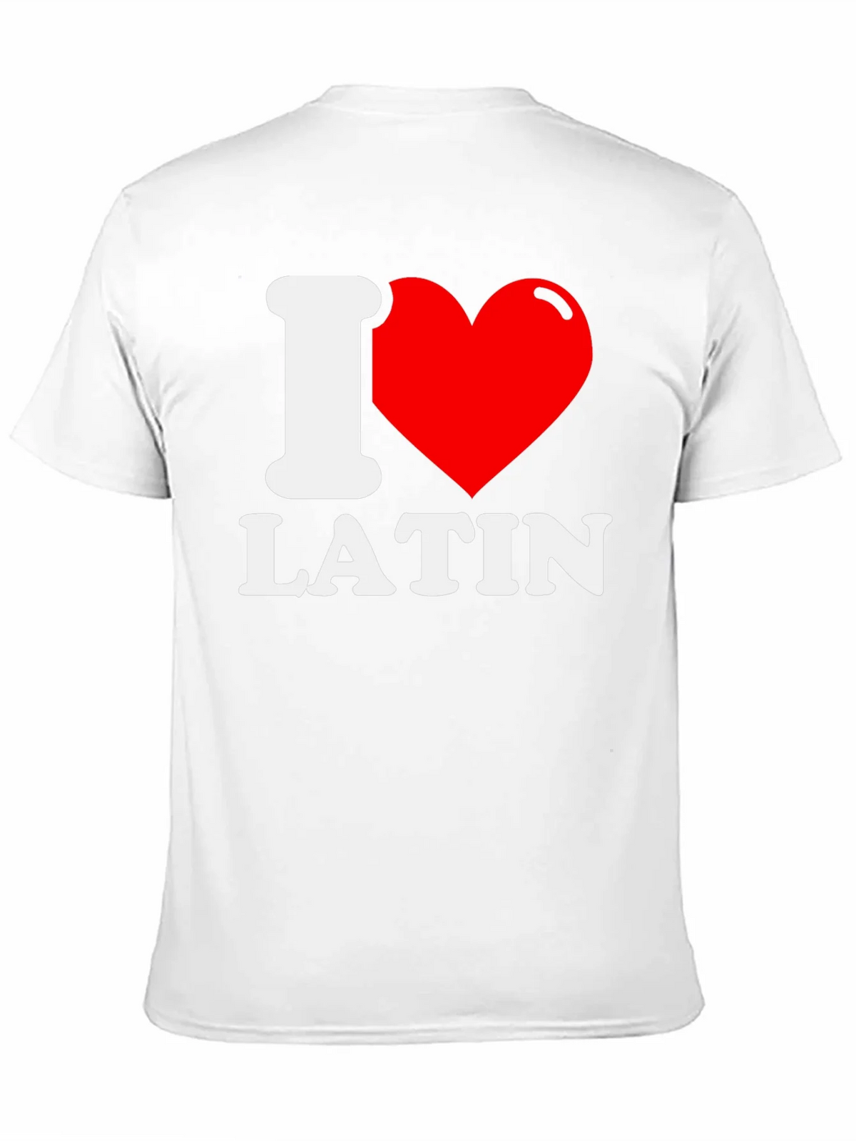I Love Latin T-Shirt - Black Graphic Tee product image 10
