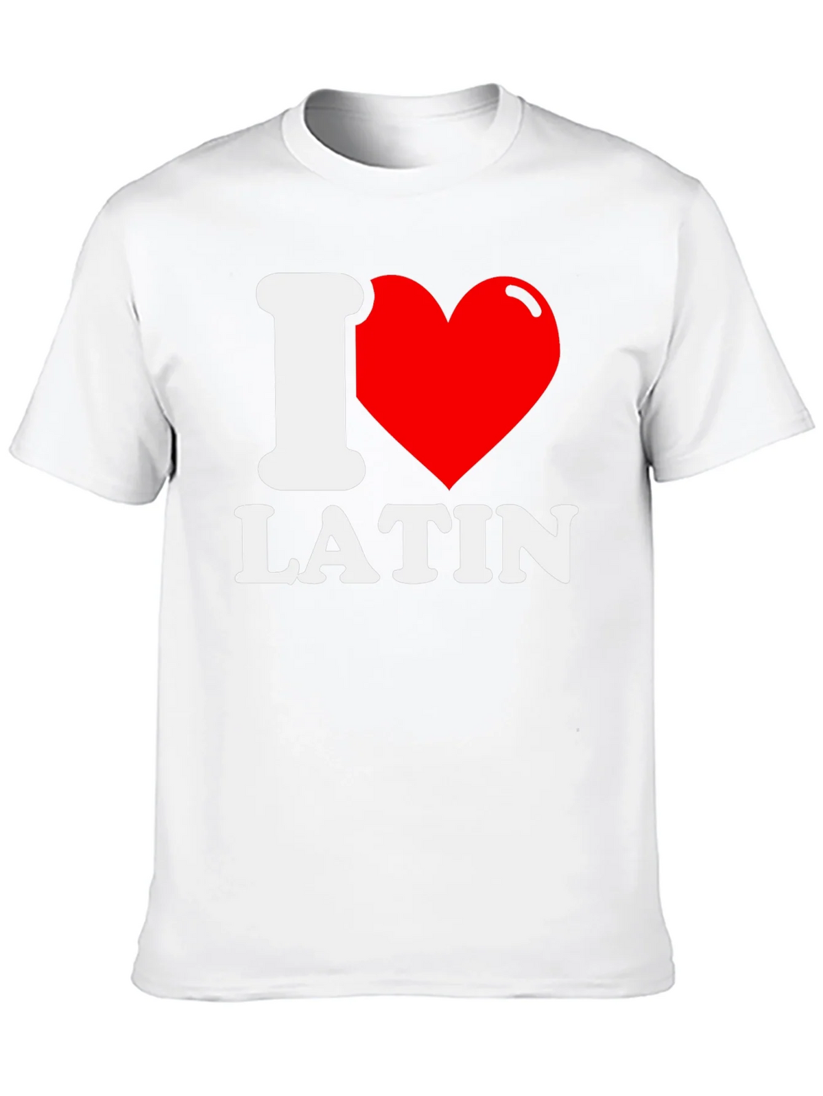 I Love Latin T-Shirt - Black Graphic Tee product image 9