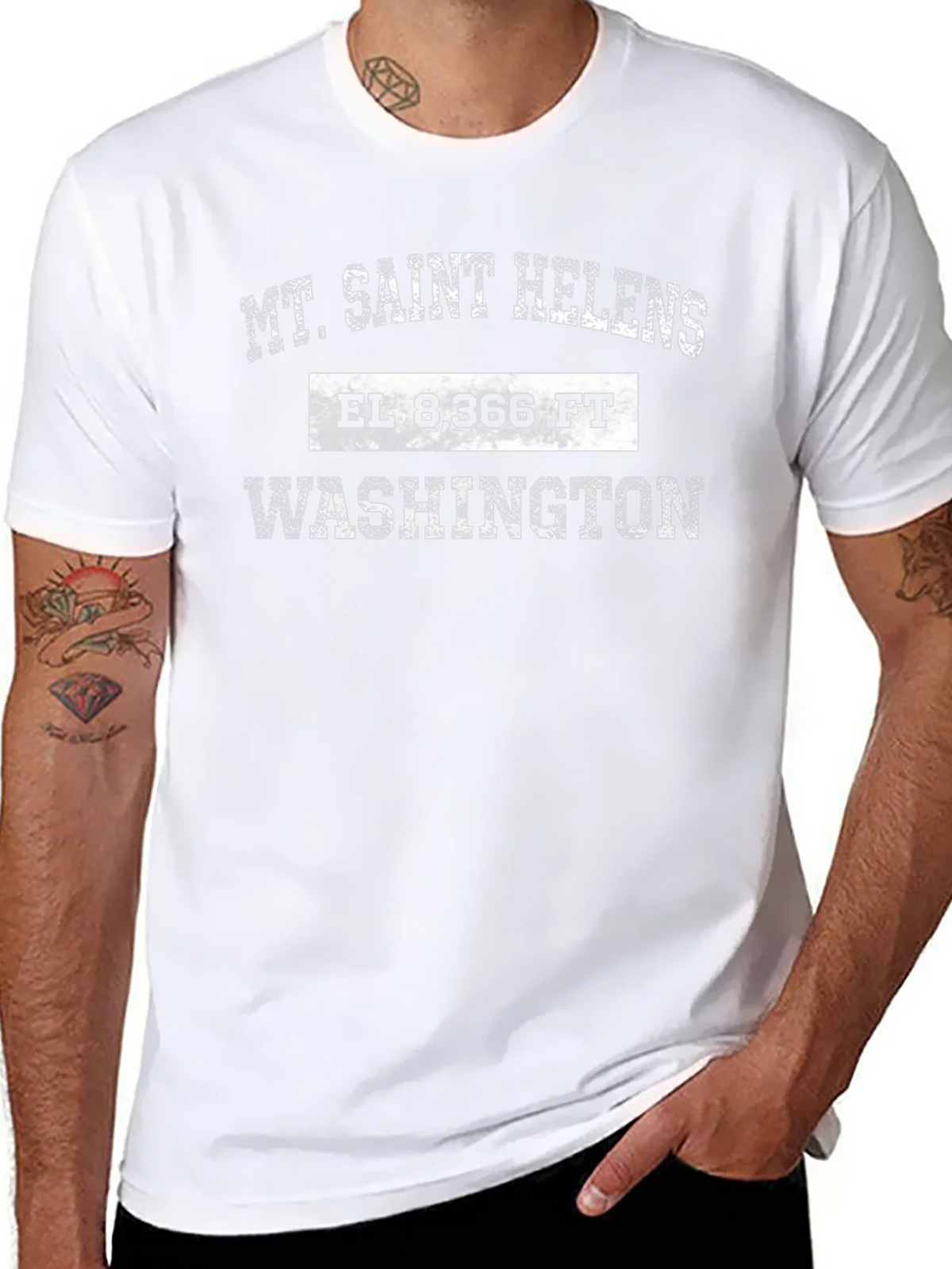 Mt. Saint Helens T-Shirt - Washington Elevation Tee product image 7
