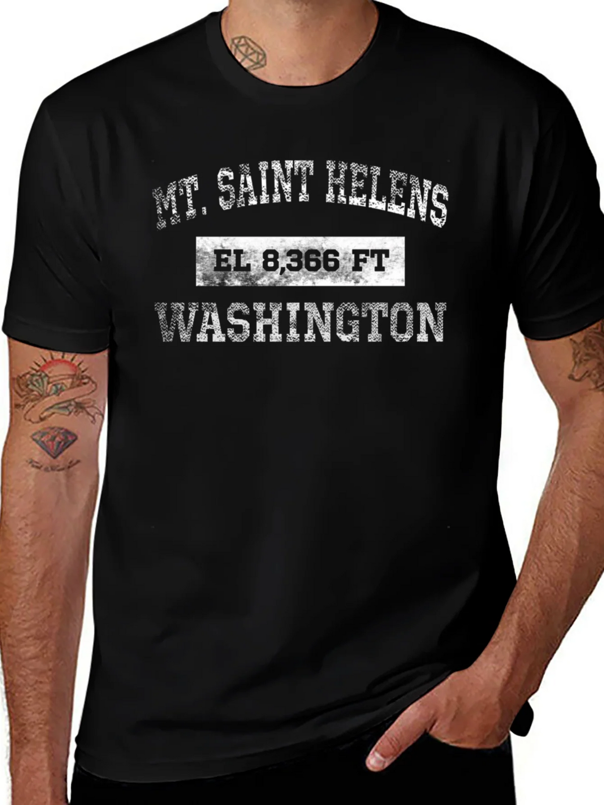 Mt. Saint Helens T-Shirt - Washington Elevation Tee product image 1