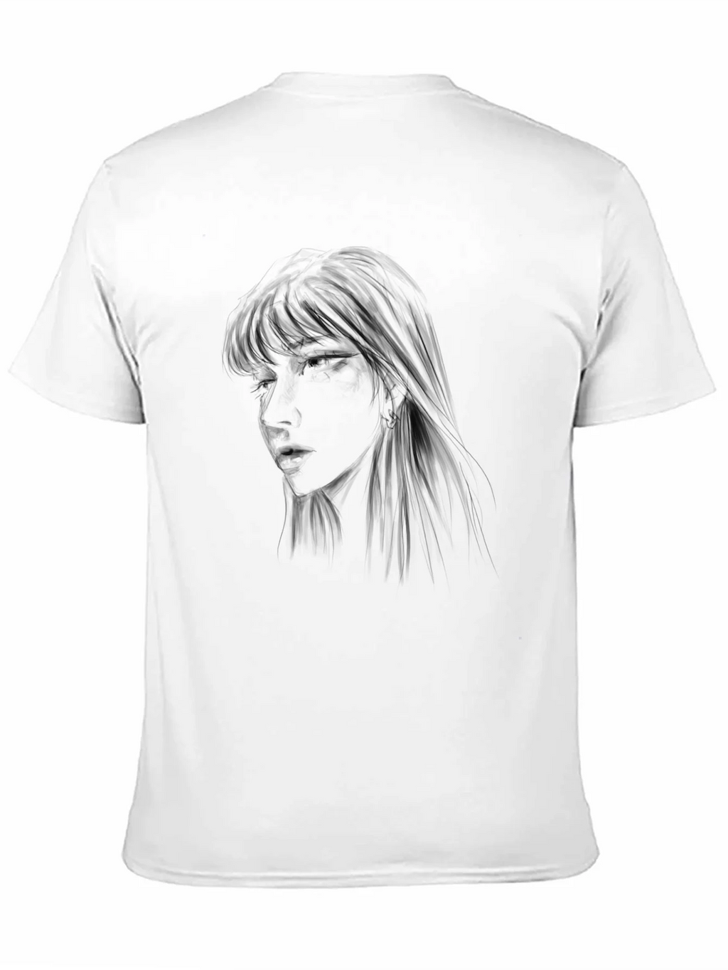 Black Graphic Tee - Anime Girl Design product image 10