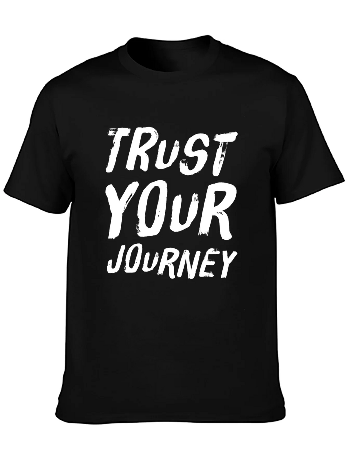 Trust Your Journey Graphic T-Shirt - Black product image 3