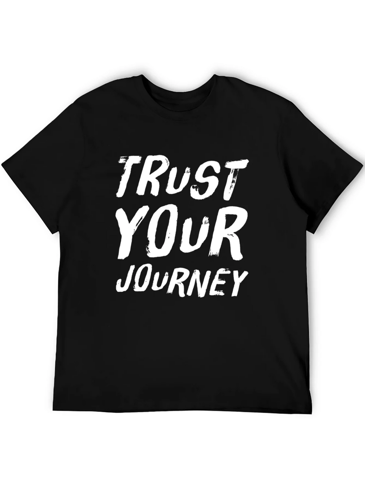 Trust Your Journey Graphic T-Shirt - Black product image 5