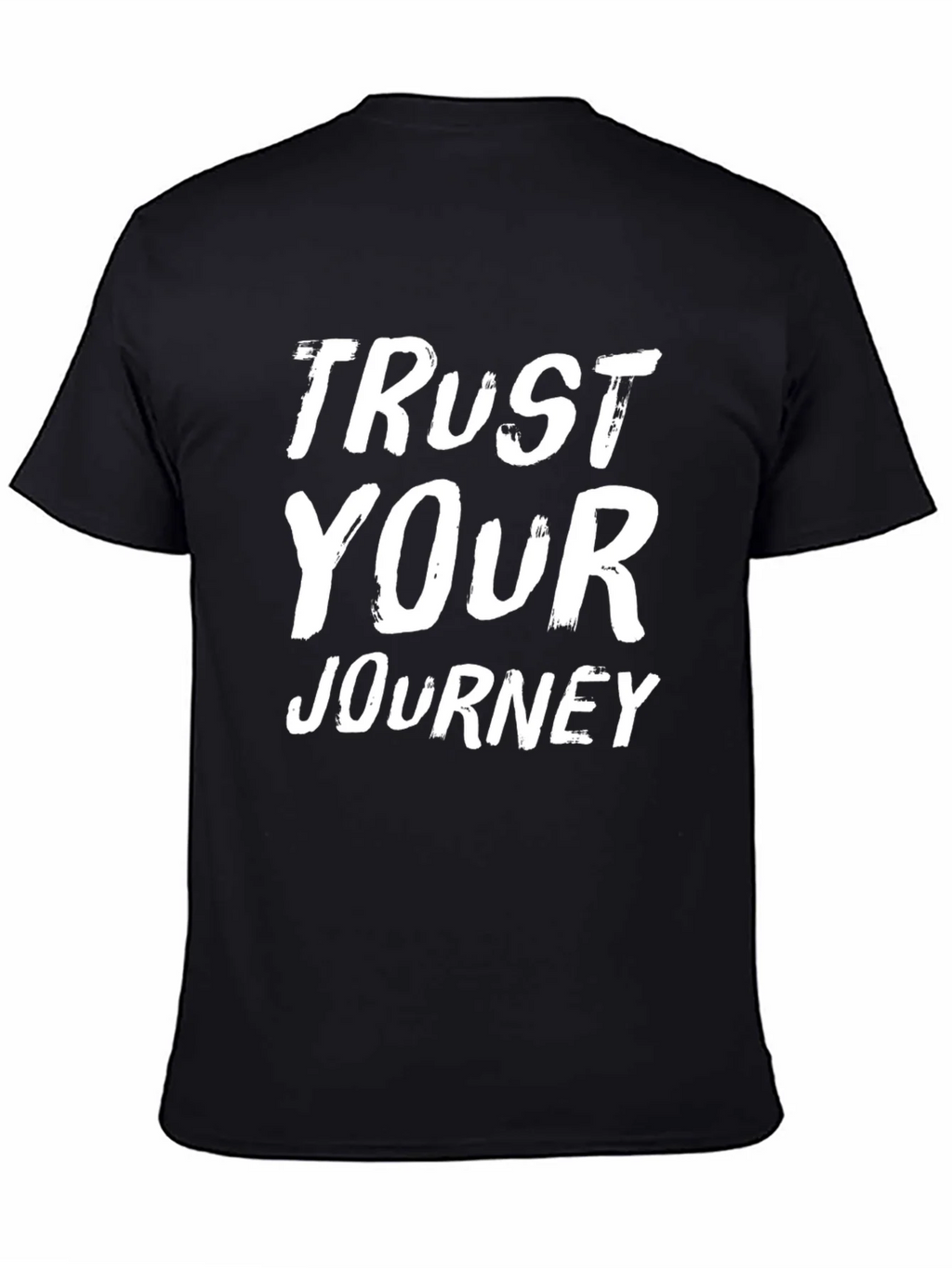 Trust Your Journey Graphic T-Shirt - Black product image 4