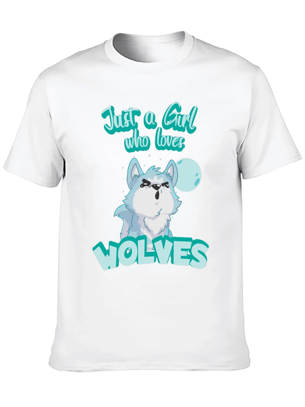 Just A Girl Who Loves Wolves T-Shirt product image 7