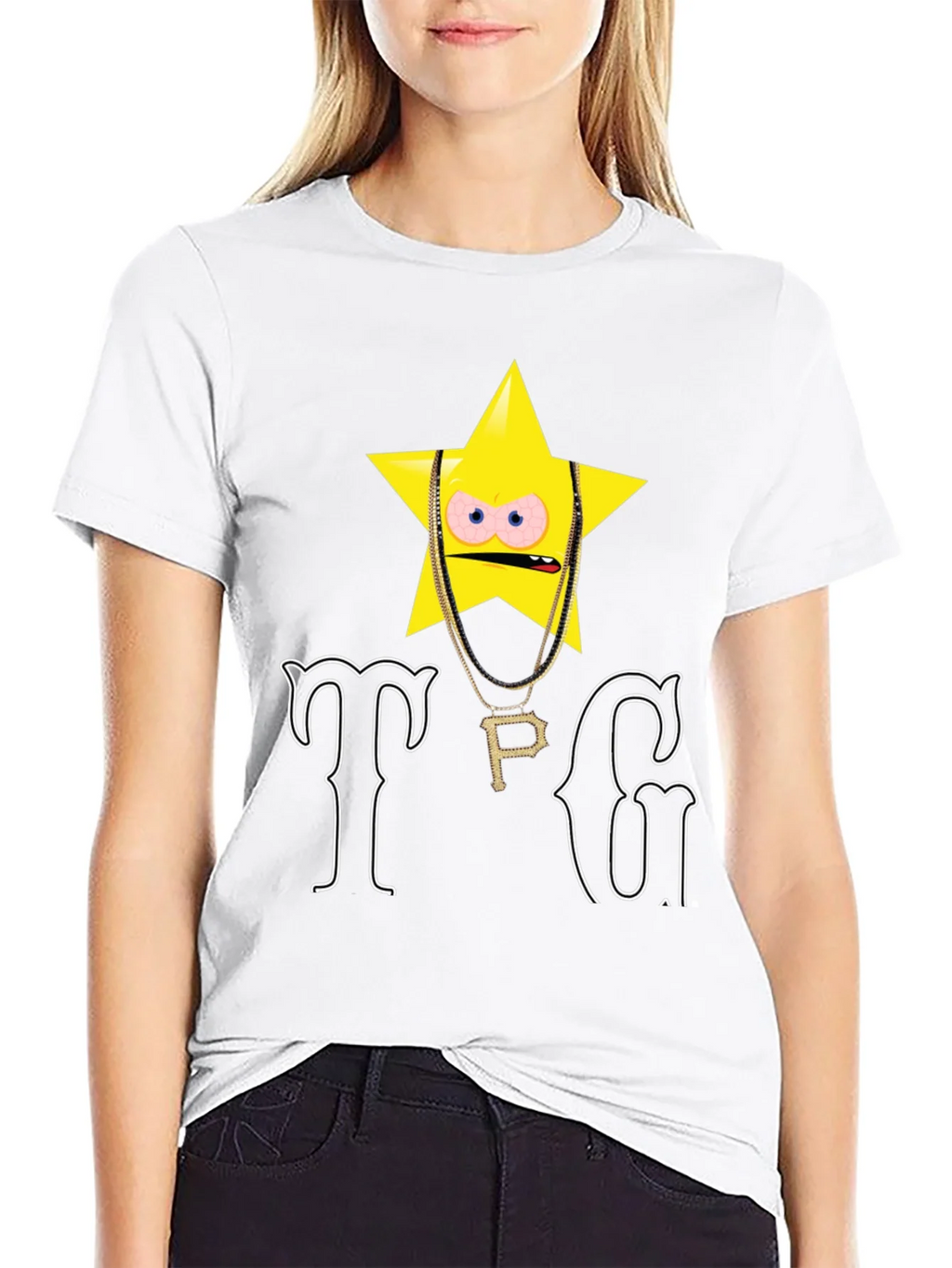 TPG Star Graphic T-Shirt - Black product image 8