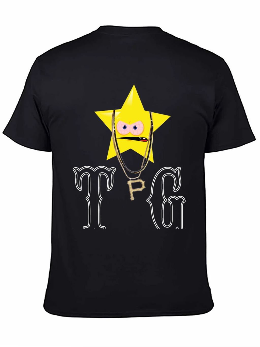 TPG Star Graphic T-Shirt - Black product image 4