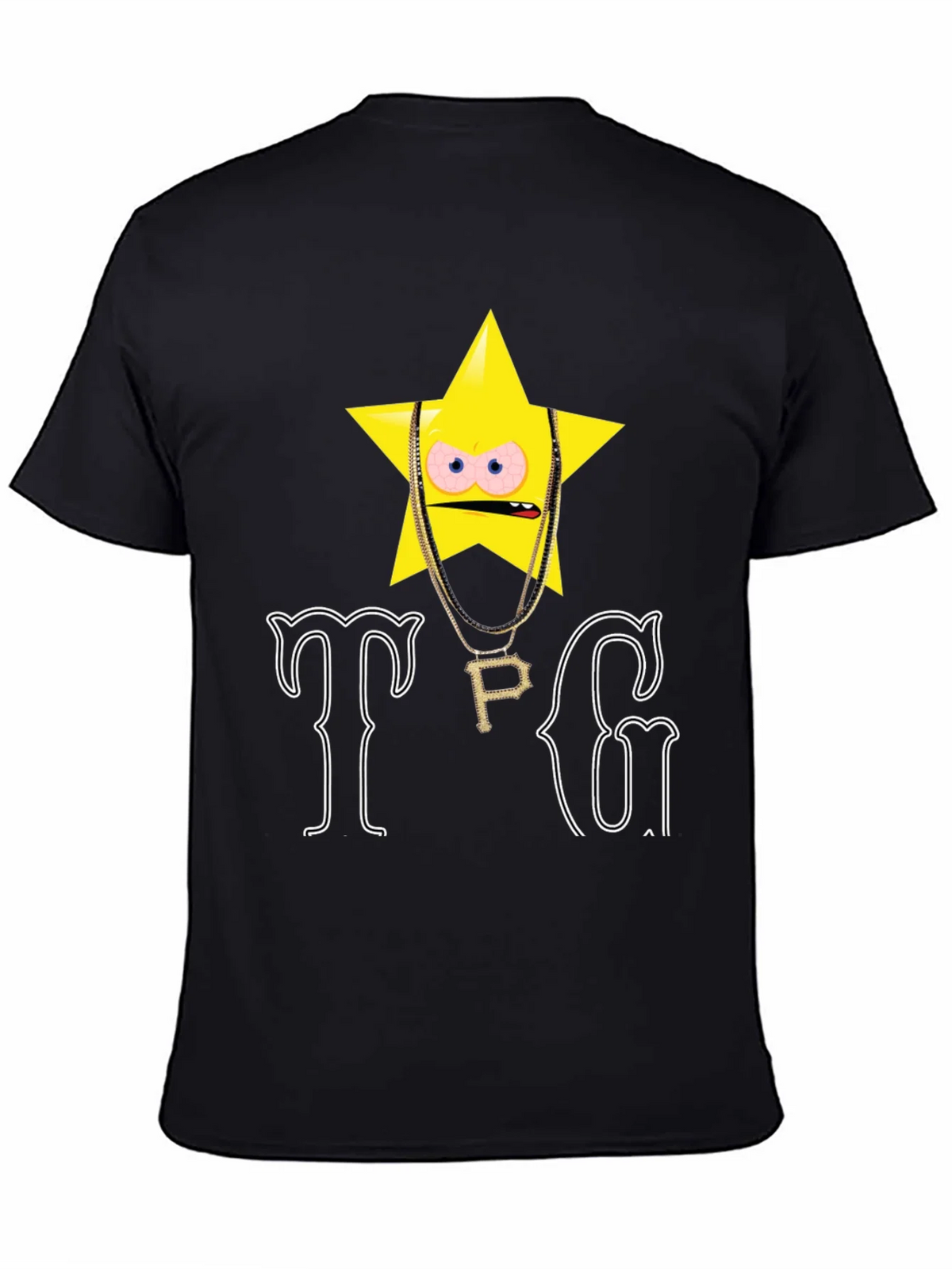 TPG Star Graphic T-Shirt - Black product image 4