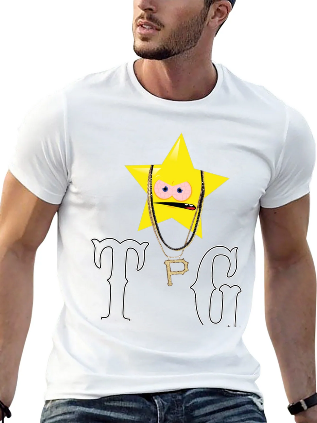TPG Star Graphic T-Shirt - Black product image 12