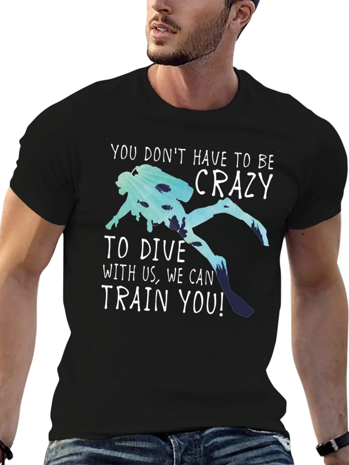 Funny Diving T-Shirt: No Crazy Divers Needed! product image 6