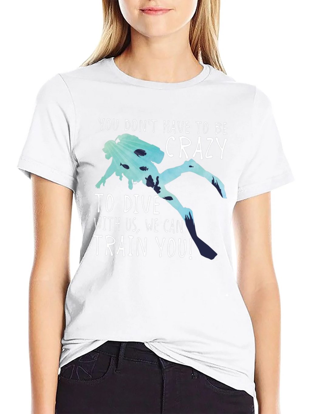 Funny Diving T-Shirt: No Crazy Divers Needed! product image 8