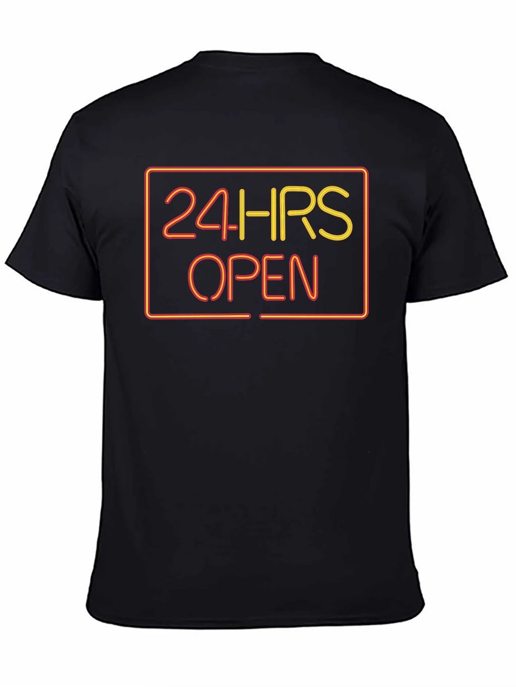 24 HRS Open Graphic Tee - Soft Black T-Shirt product image 4