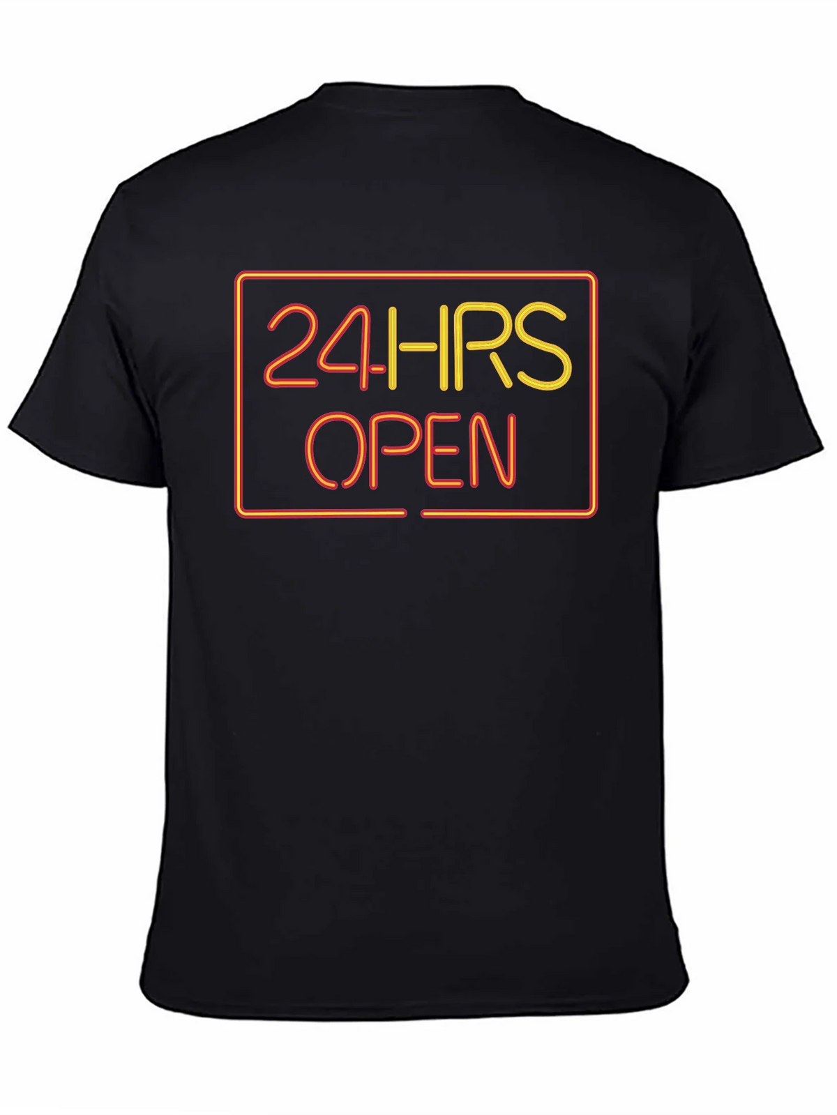 24 HRS Open Graphic Tee - Soft Black T-Shirt product image 4