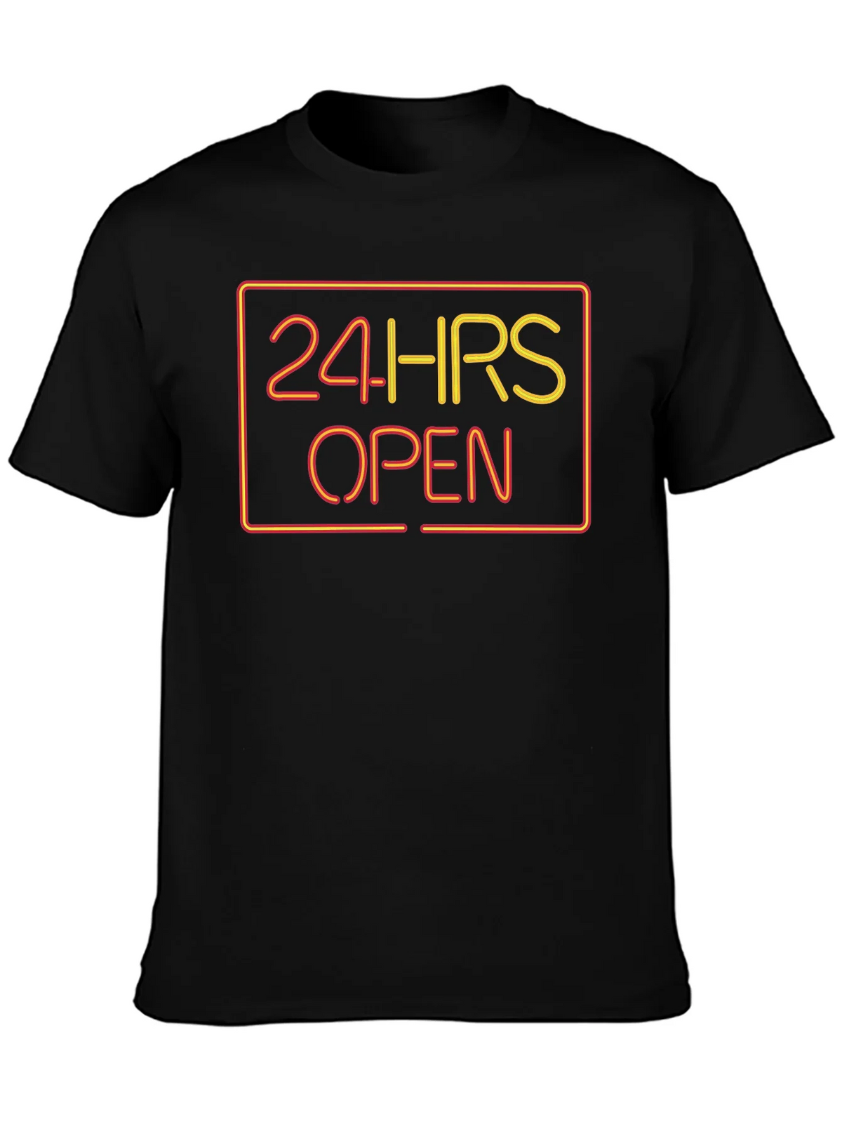 24 HRS Open Graphic Tee - Soft Black T-Shirt product image 3