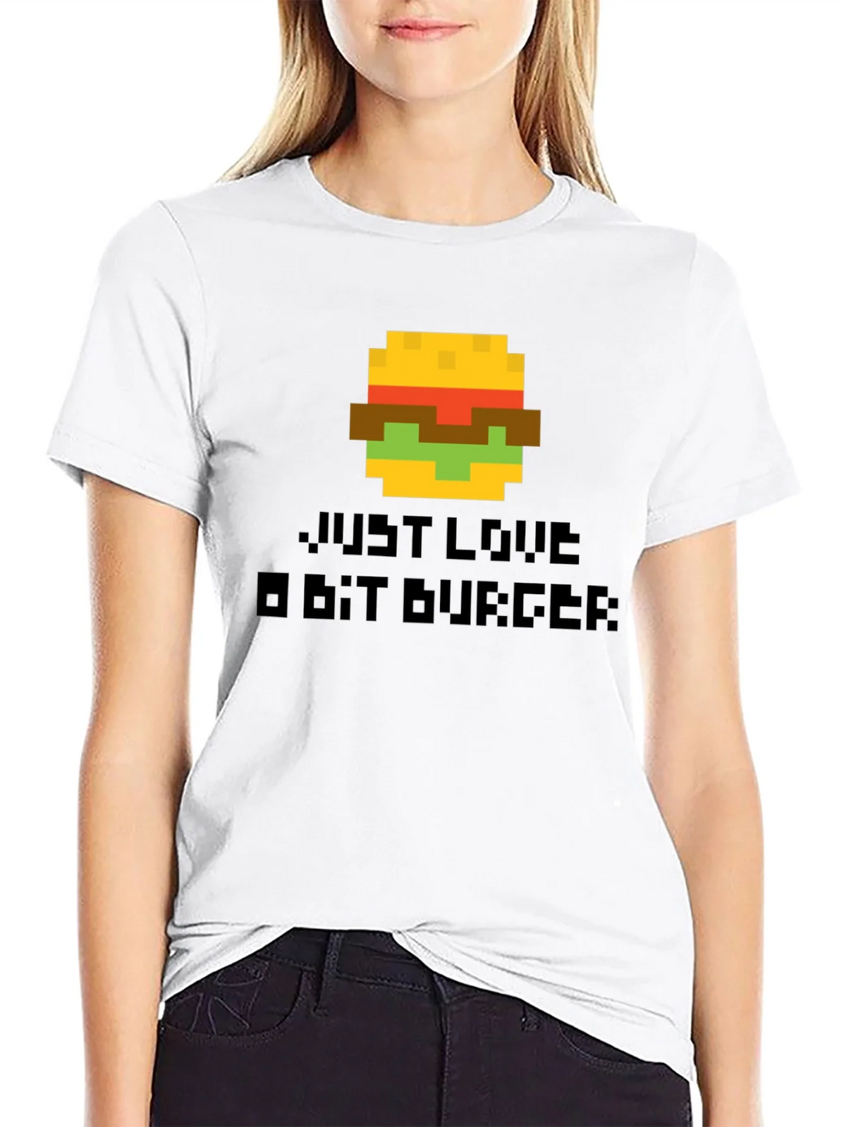 Pixel Burger Graphic T-Shirt - Gamer Style Tee product image 8