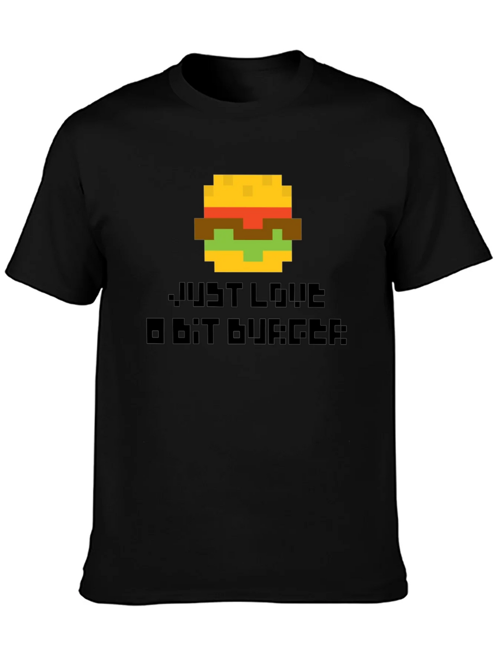 Pixel Burger Graphic T-Shirt - Gamer Style Tee product image 3