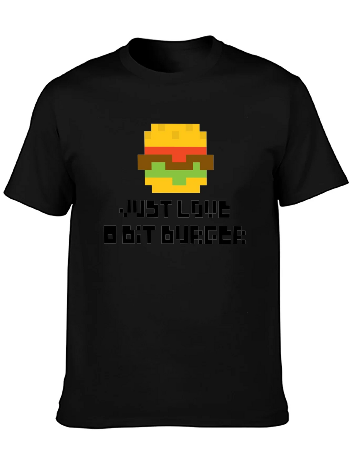 Pixel Burger Graphic T-Shirt - Gamer Style Tee product image 3