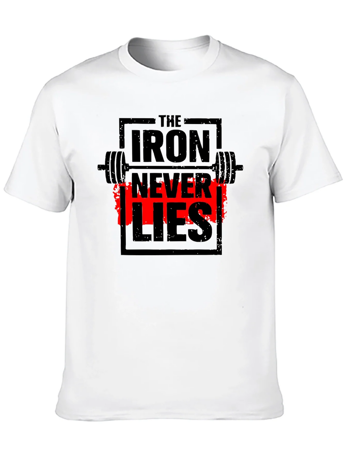 Iron Never Lies Gym T-Shirt | Black Graphic Tee product image 9