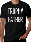 Trophy Father Graphic Tee - Black product image 1