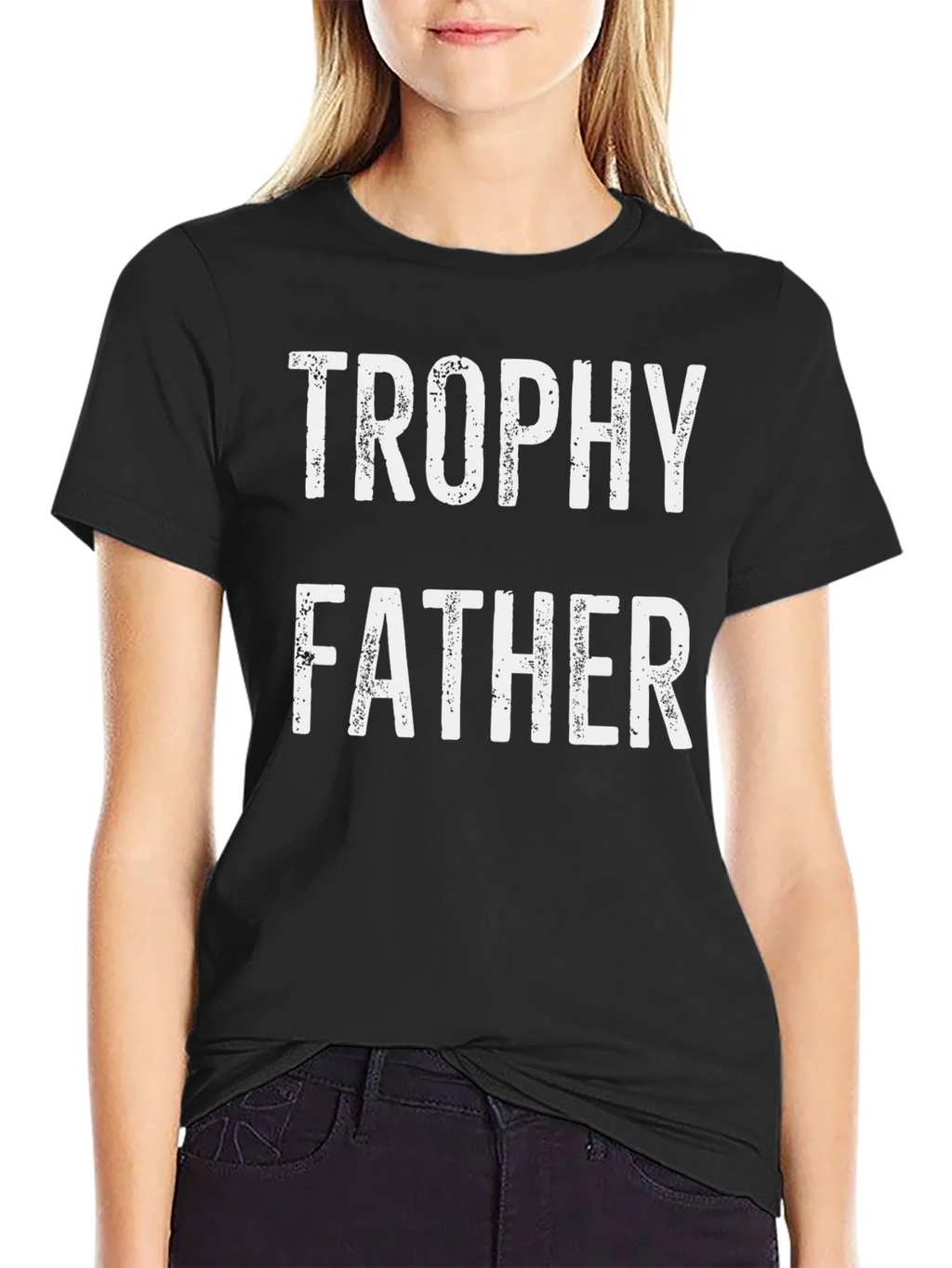 Trophy Father Graphic Tee - Black product image 2
