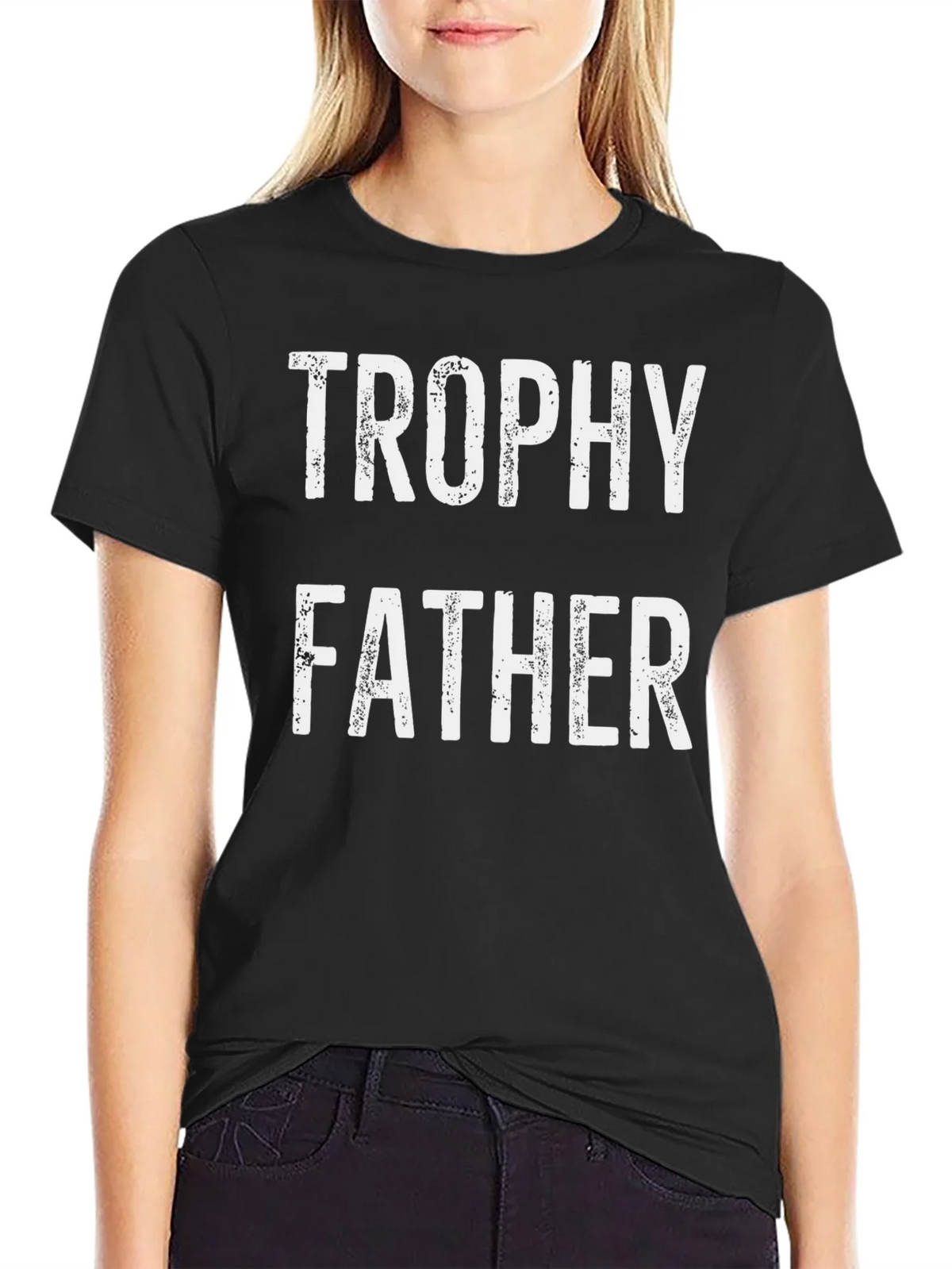Trophy Father Graphic Tee - Black product image 2