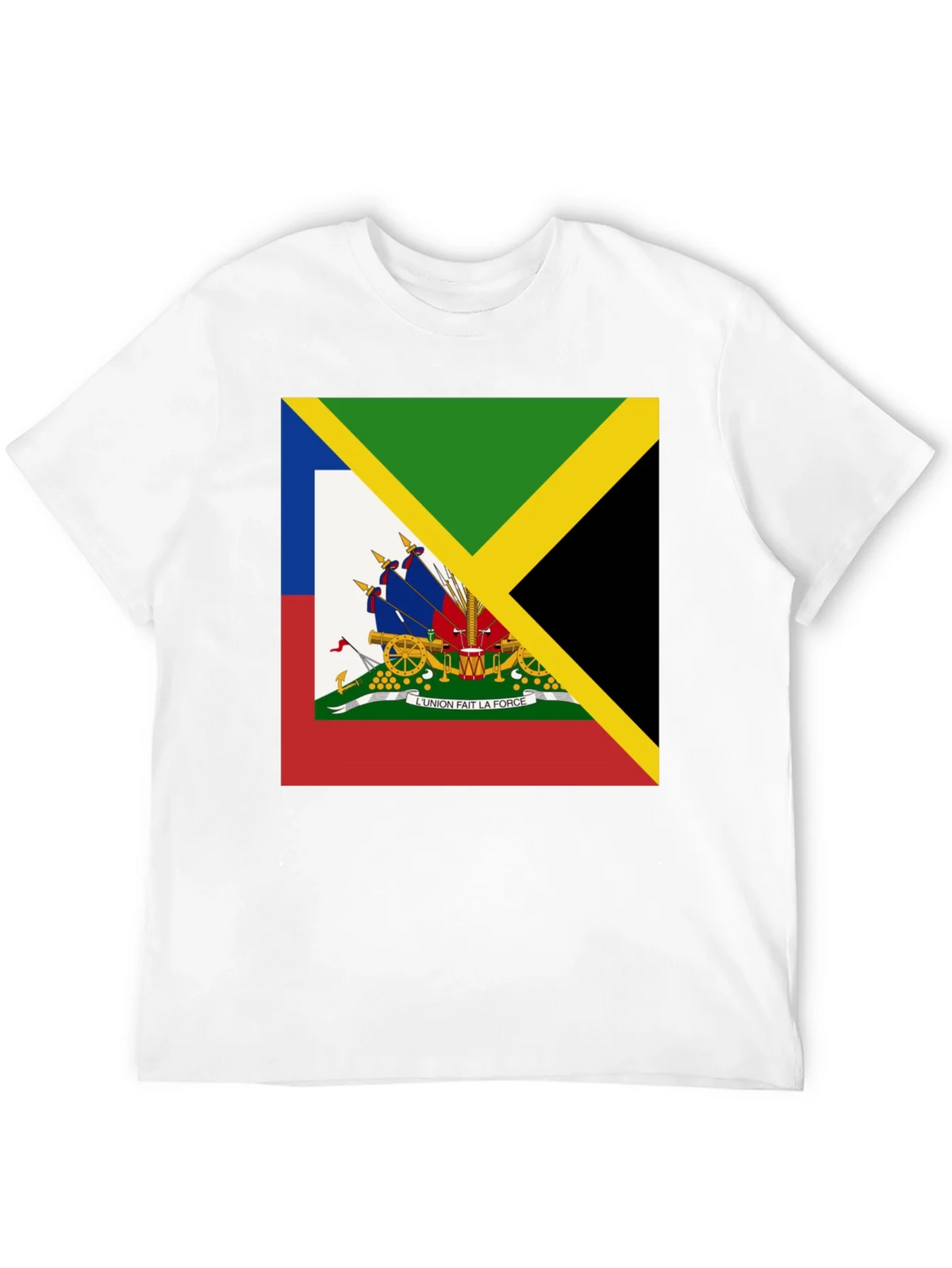 Haiti Jamaica Flag Graphic T-Shirt product image 11