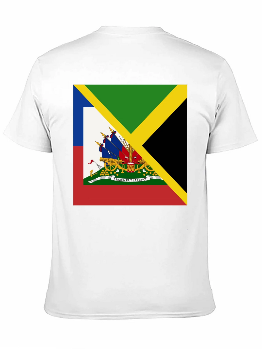 Haiti Jamaica Flag Graphic T-Shirt product image 10