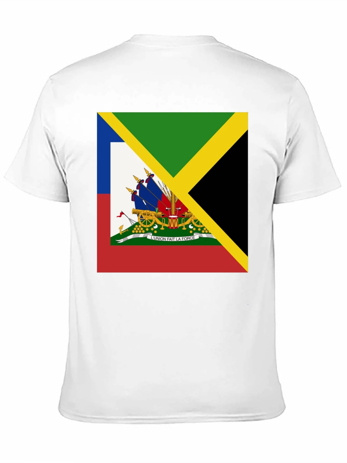 Haiti Jamaica Flag Graphic T-Shirt product image 10