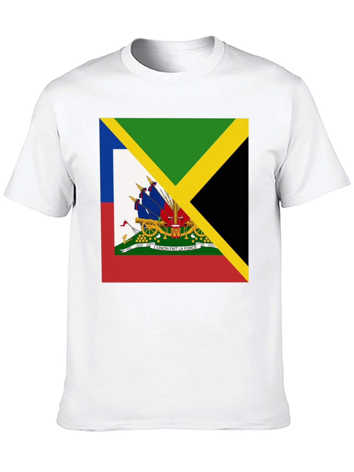 Haiti Jamaica Flag Graphic T-Shirt product image 9
