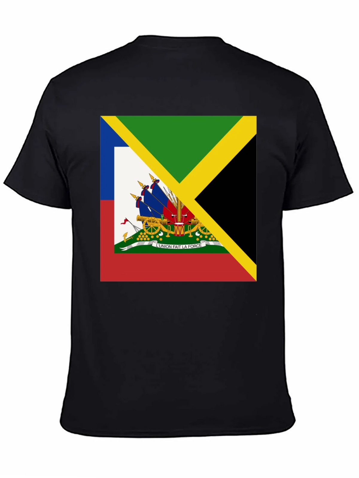 Haiti Jamaica Flag Graphic T-Shirt product image 4