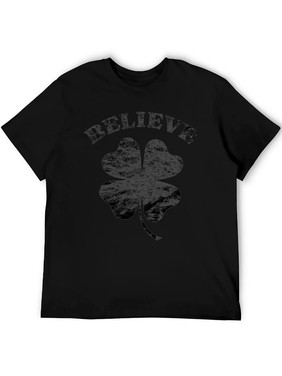 Believe Shamrock Clover T-Shirt product image 4