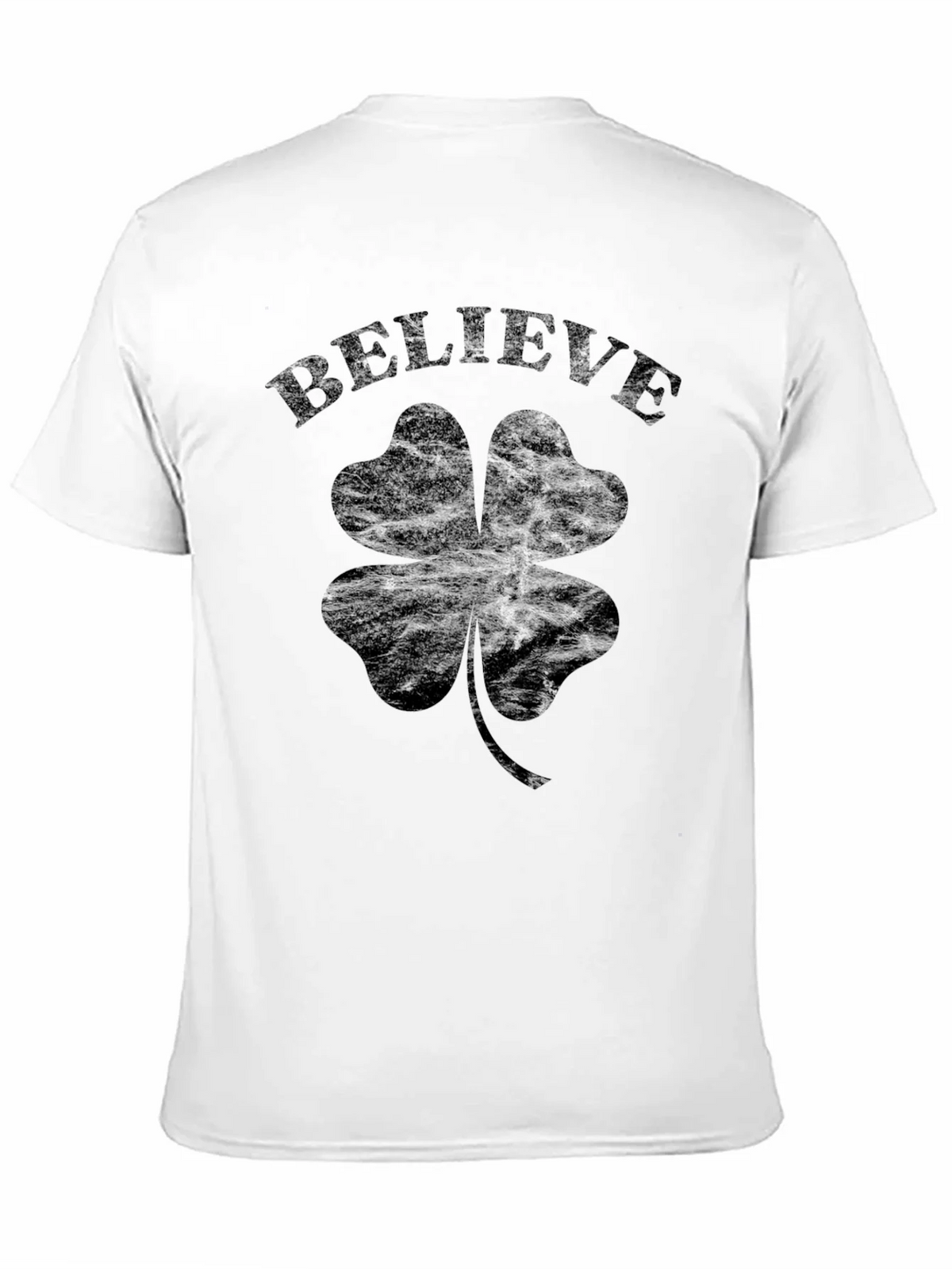 Believe Shamrock Clover T-Shirt product image 8