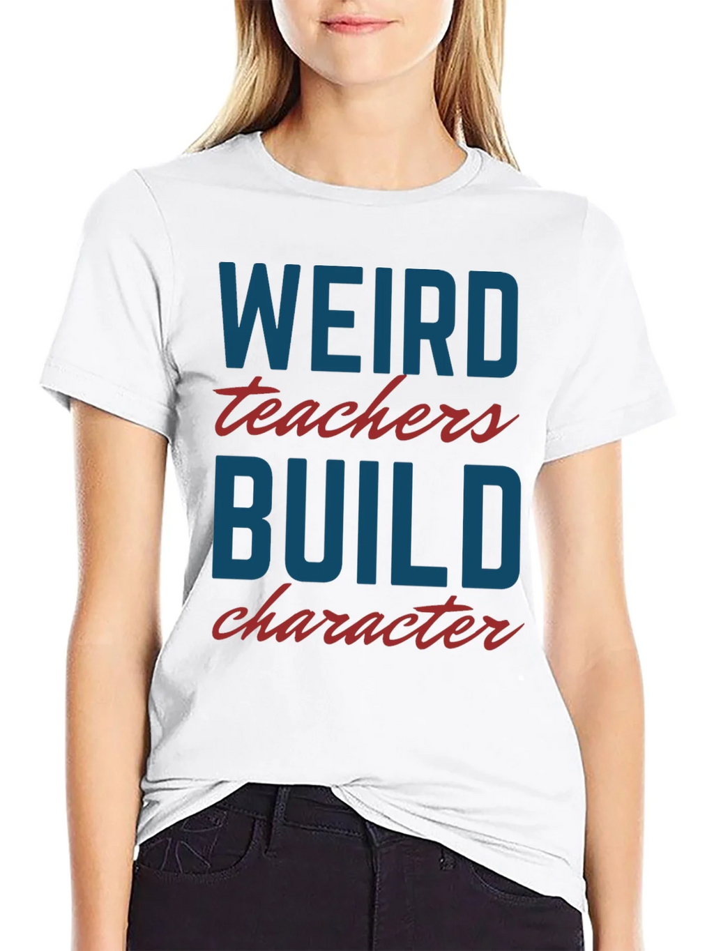 Weird Teachers Build Character T-Shirt product image 8