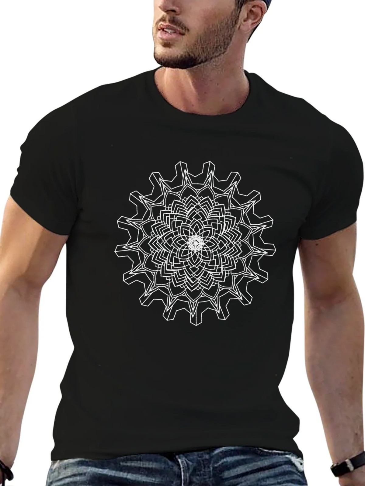 Geometric Mandala T-Shirt product image 4