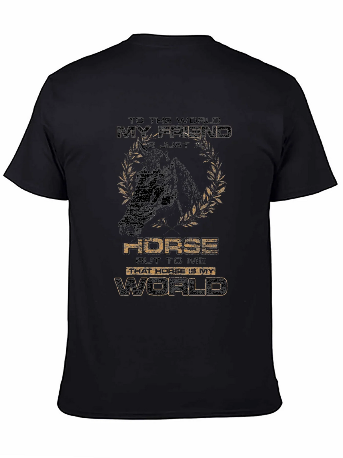 Horse Lover T-Shirt - My is My World Graphic Tee product image 4