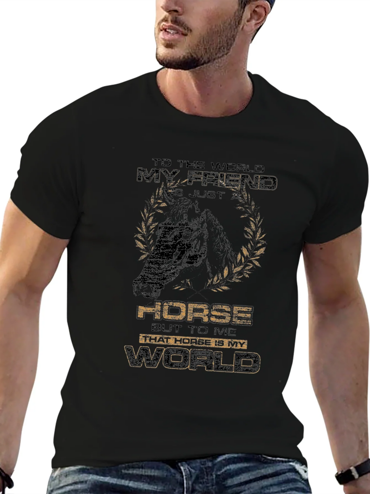 Horse Lover T-Shirt - My is My World Graphic Tee product image 6