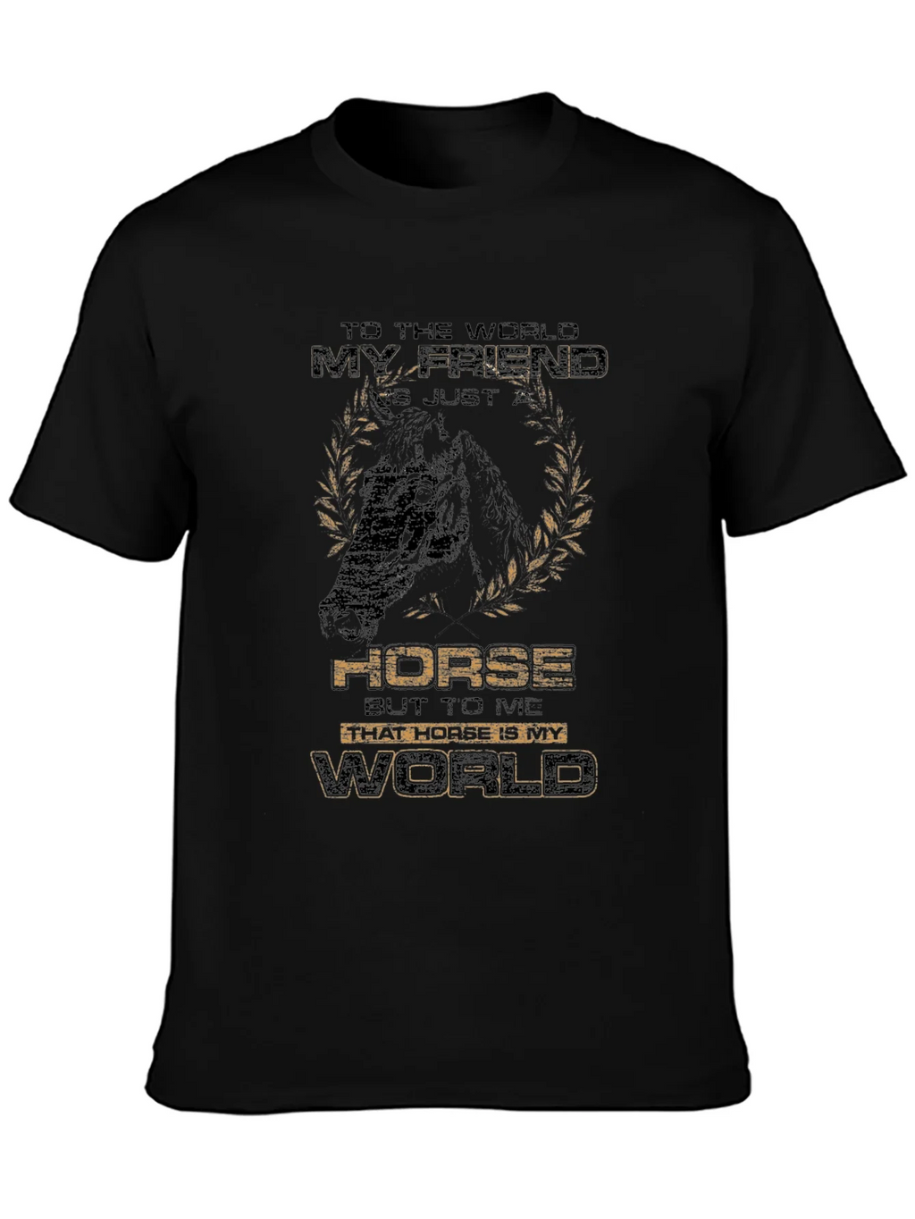 Horse Lover T-Shirt - My is My World Graphic Tee product image 3