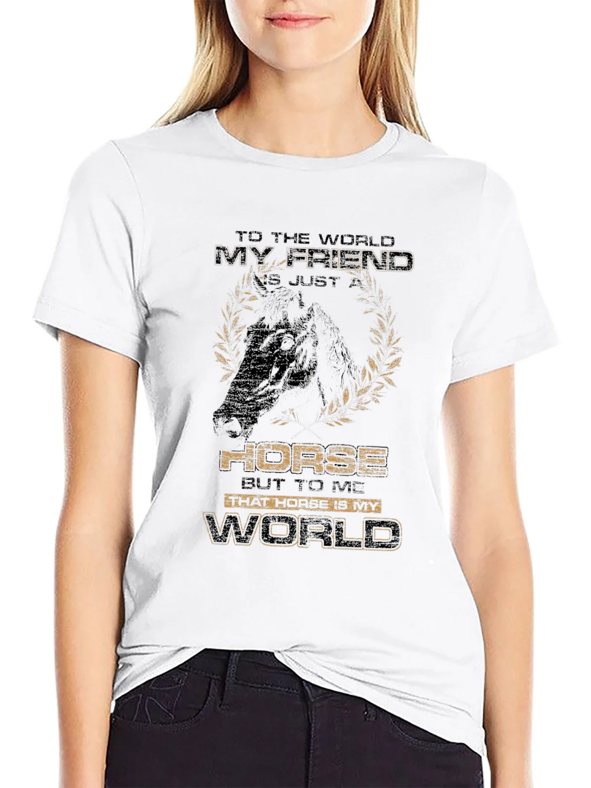 Horse Lover T-Shirt - My is My World Graphic Tee product image 8