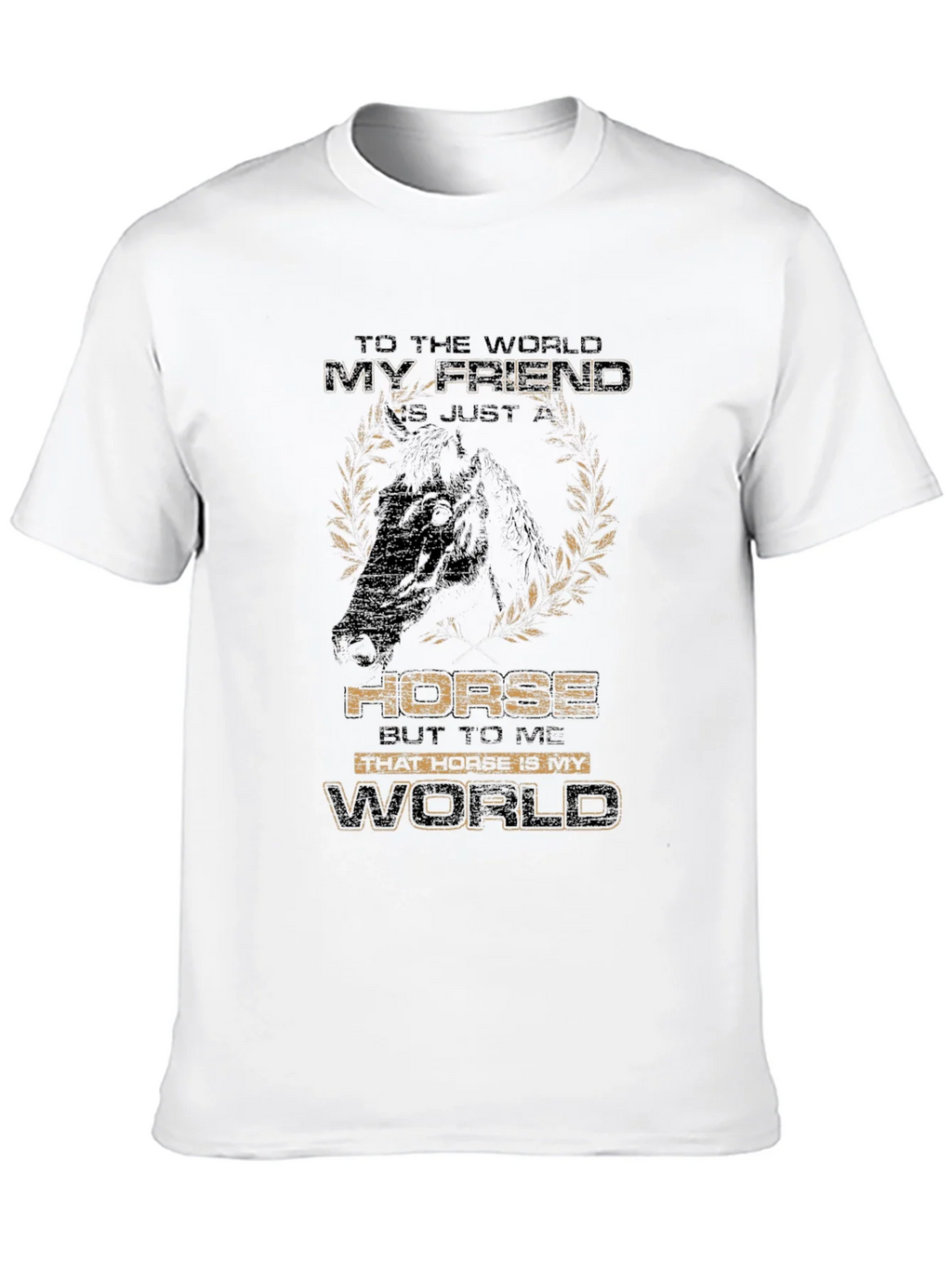 Horse Lover T-Shirt - My is My World Graphic Tee product image 9