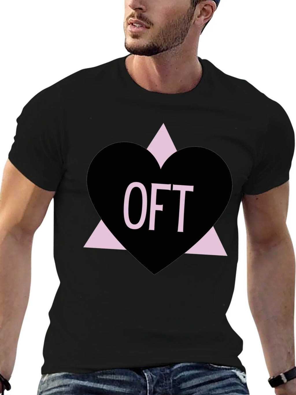 OFT Heart Triangle T-Shirt product image 6