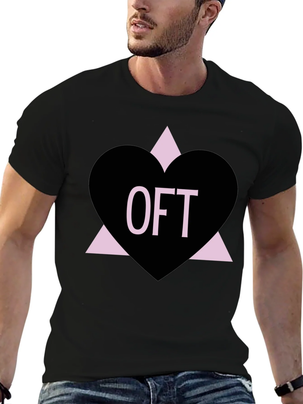 OFT Heart Triangle T-Shirt product image 6