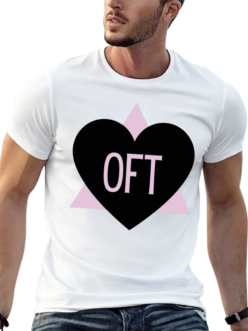 OFT Heart Triangle T-Shirt product image 12