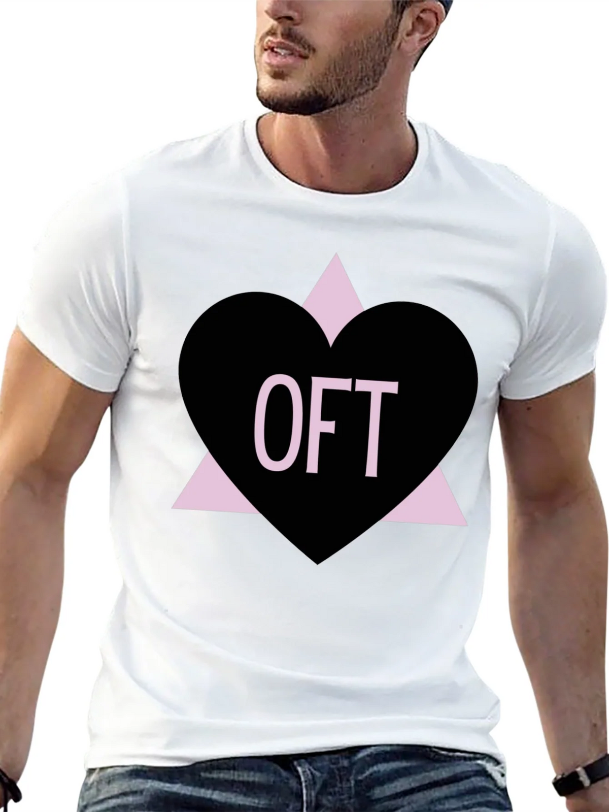 OFT Heart Triangle T-Shirt product image 12