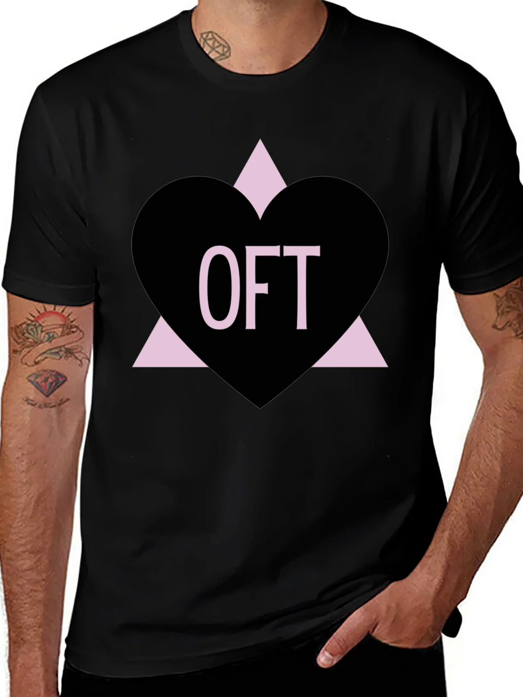 OFT Heart Triangle T-Shirt product image 1