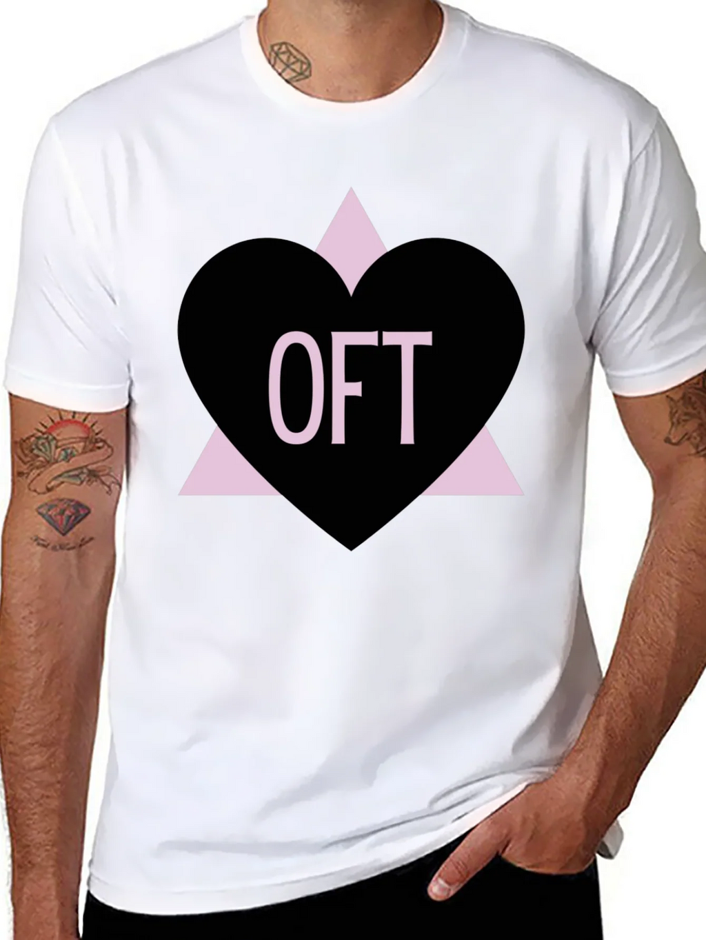 OFT Heart Triangle T-Shirt product image 7