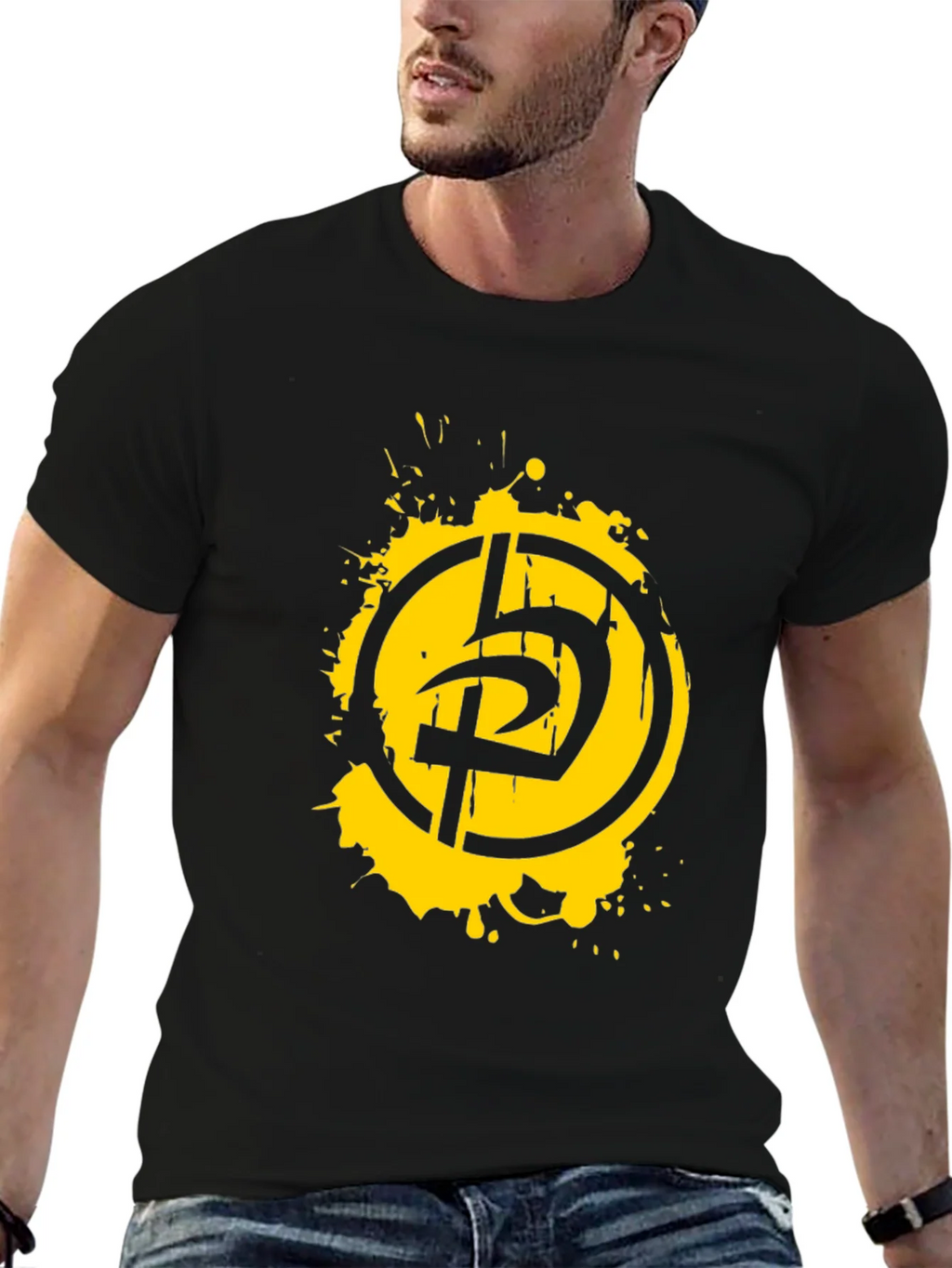 Distressed Logo Black T-Shirt product image 6